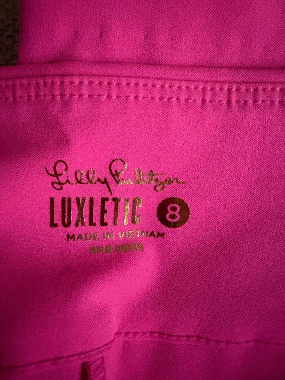 Lilly Pulitzer Hot Pink Cropped Ankle Pants - Picture 3 of 4
